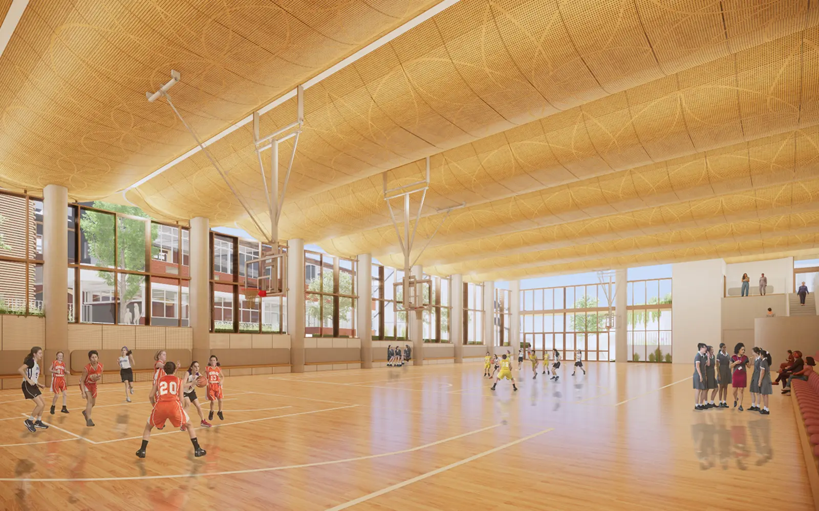 Kambala-The-Master-Plan-Gallery-Indoor-Courts-1
