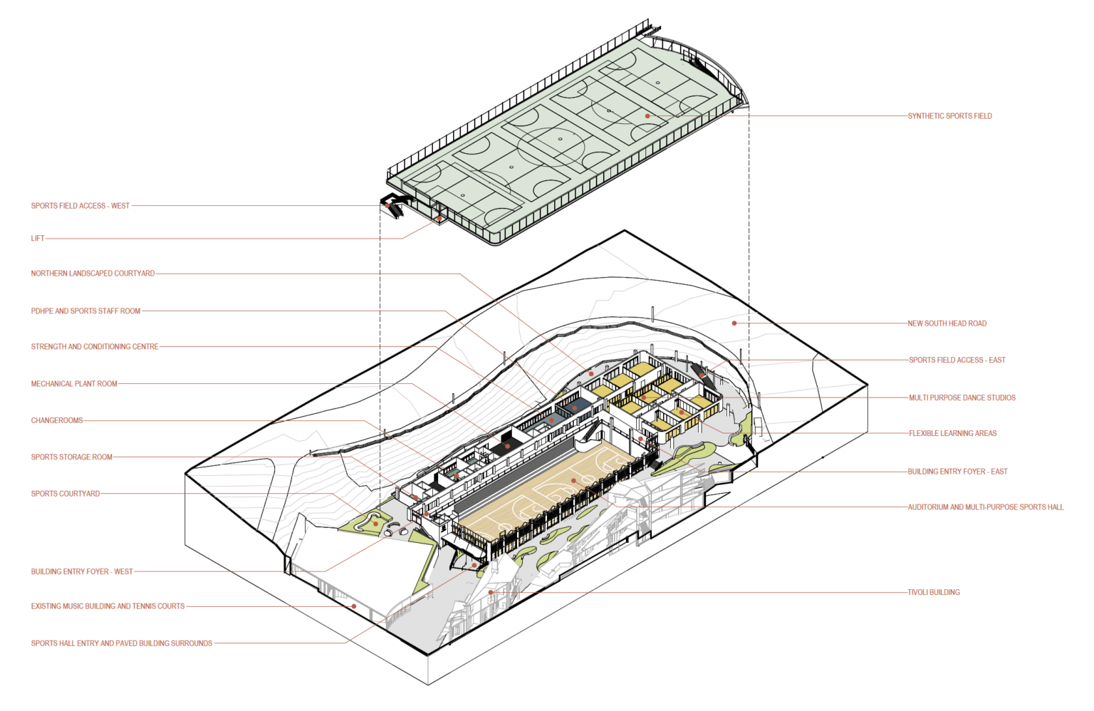 Kambala new Multi Purpose Precinct The Build 1