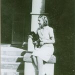 Beatrice Peel, Head Prefect and Adam, 1941 Collection of Joan (Roxburgh )Reid