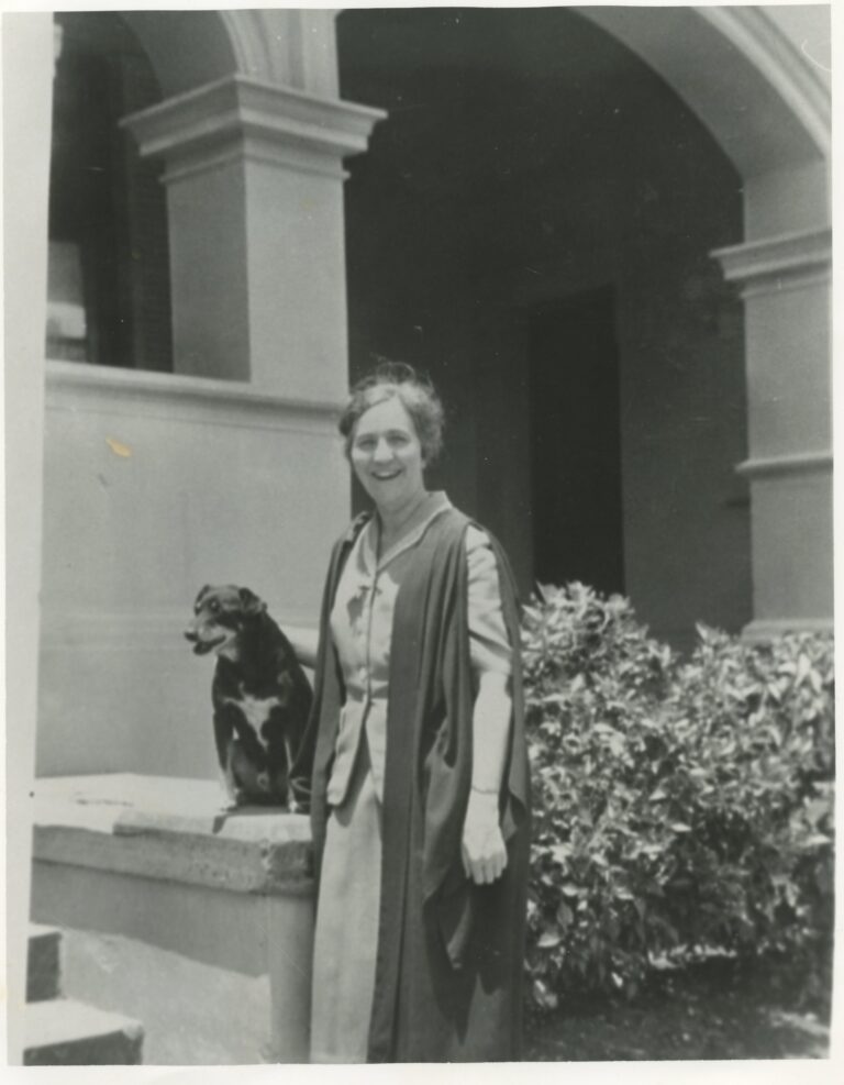Miss Fifi Hawthorne and Adam c. 1945